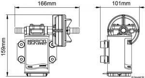 Pompa autoadescante 12 V 15 l/min